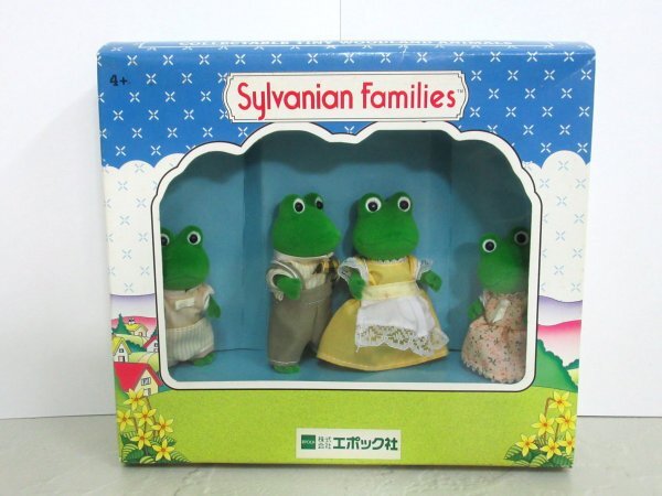 貴重 レア シルバニアファミリー 海外版 カエルファミリー 親子