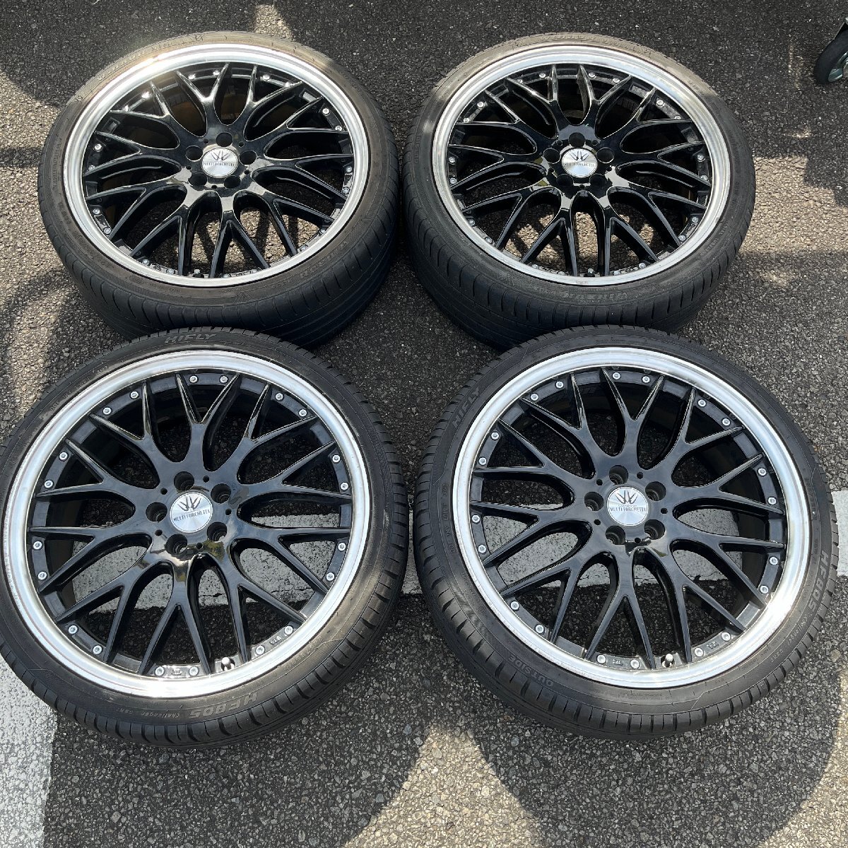 ロクサーニ マルチフォルケッタ 19インチ PCD100 7.5J プリウス 中古