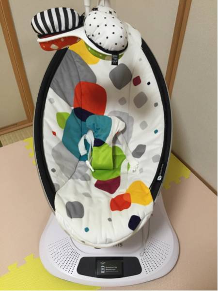 【美品】4moms☆mamaRoo3.0 PlushMulti ママルー電動バウンサー