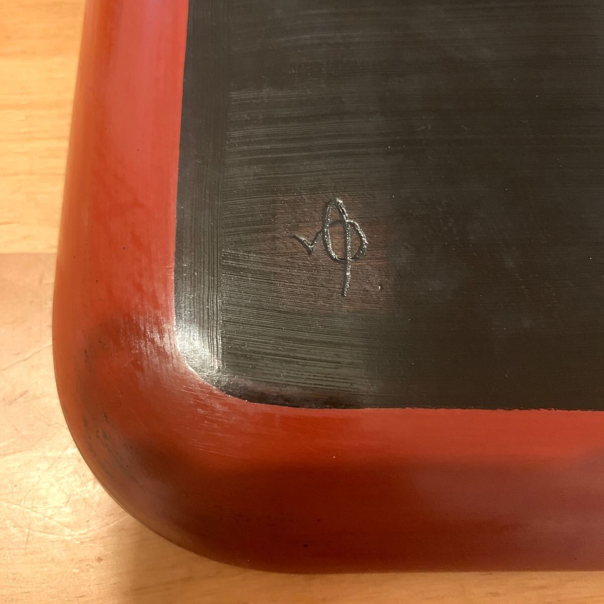 鎌倉彫 お盆 四方盆 木製 漆器 箱あり(盆)｜売買されたオークション