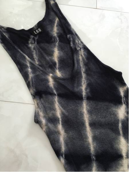 LGB ルグランブルー タンクトップ 総柄