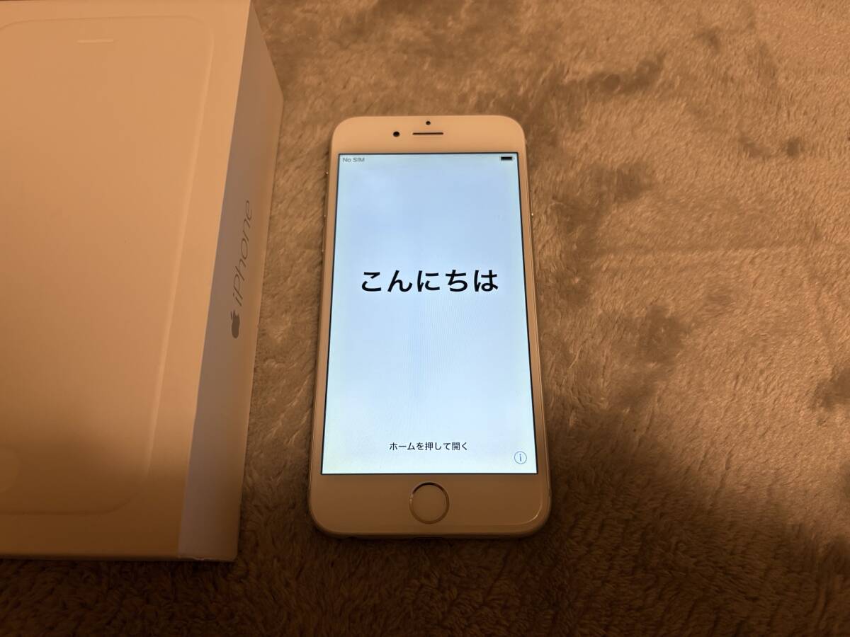 【限定SALE，本物保証】 Iphone6 16G シルバー docomo回線 箱あり