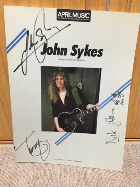 サイン入り】ベスト オブ ジョン サイクス （ギター譜）送料込 John