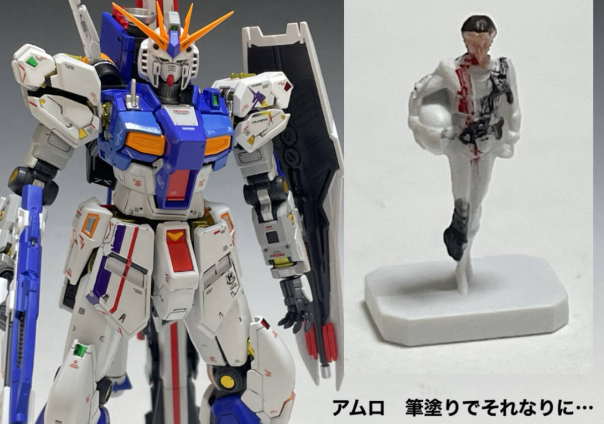 RG　ｆｆνガンダム　１／１４４　ＲＸー93　ららぽーと福岡ガンダムベースサイドエフ福岡限定　塗装済み完成品_6