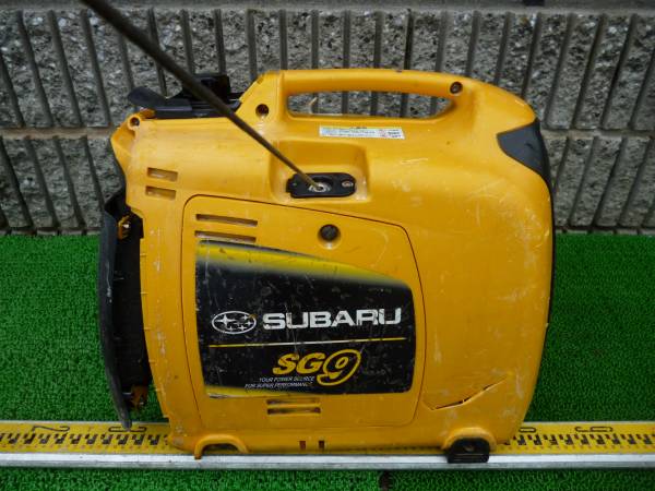 SG9 ポータブル発電機 SUBARU 100V スバル -スバル 発電機の中古品