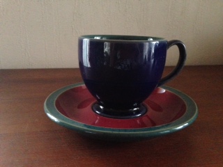 D　デンビー/DENBY　カップ&ソーサー　1組　イギリス製　美品