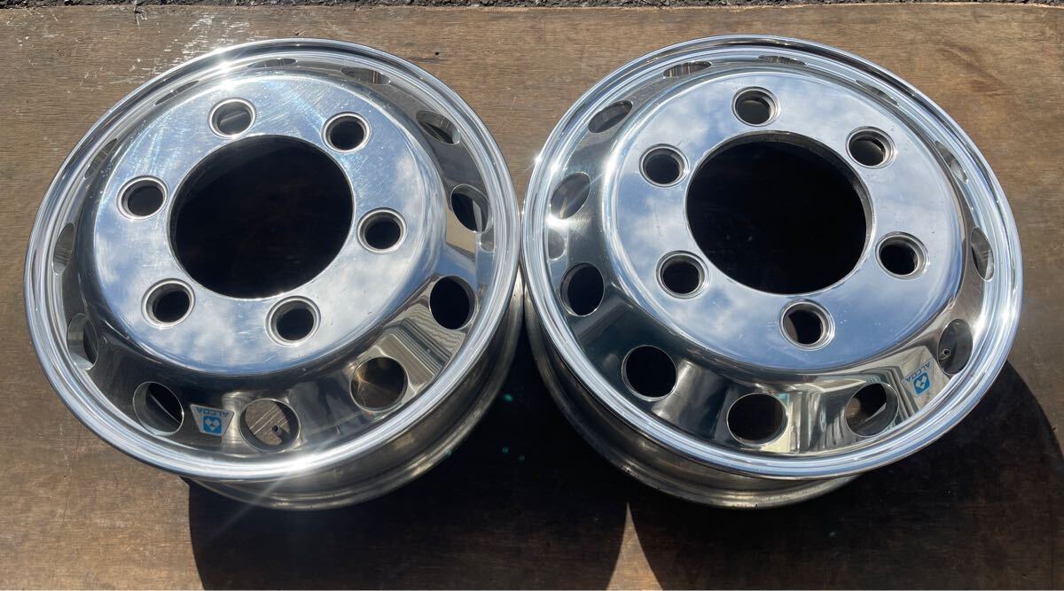 アルコアアルミホイール 4トン 4トン車 アルコア アルミホイール JIS 球面座 17.5×6.00 135 6穴