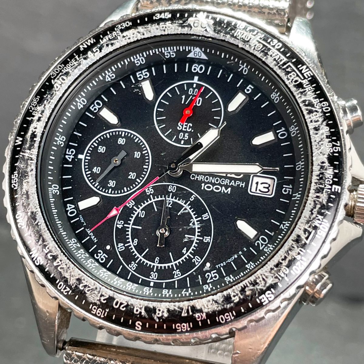SEIKO セイコー 7T92-0CF0 腕時計 アナログ クオーツ カレンダー