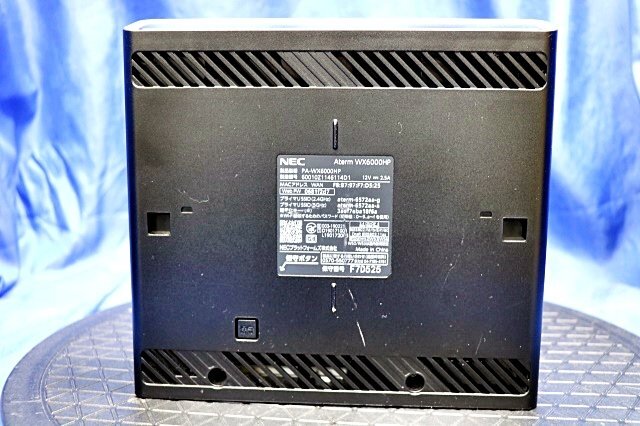 NEC 無線LANルーター(Wi-Fiルーター)　Aterm WX6000HP/ACアダプター付き　55411Y_3