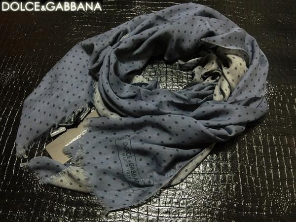 6万新品★ドルガバ 自在アレンジ上質ビスコースカシミヤストール