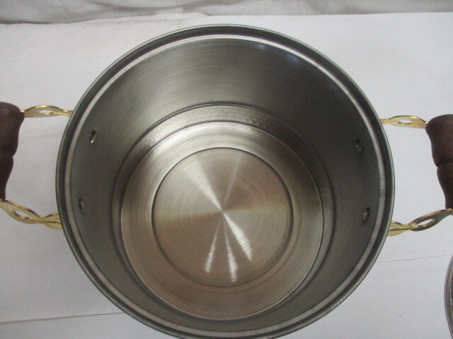 I-101　未使用品 蒸し器　MASTER マスター・スチームポット　20㎝_10