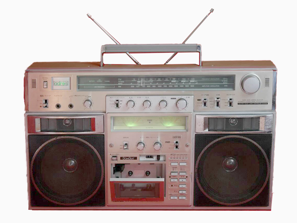 RT-S90 BomBeat Toshiba Radio Cassette Japan TOSHIBA Manual Address 