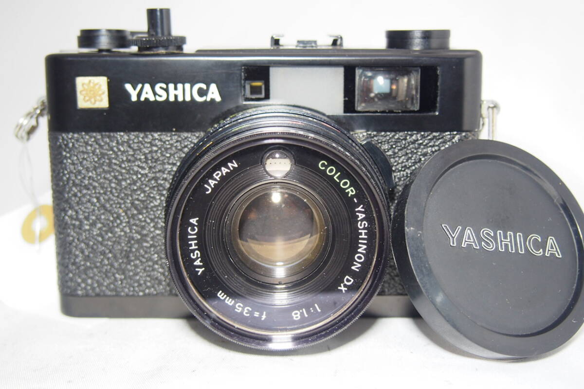分解整備済】ヤシカ エレクトロ35CC黒 モルト張替済 4LR44電池・レンズ