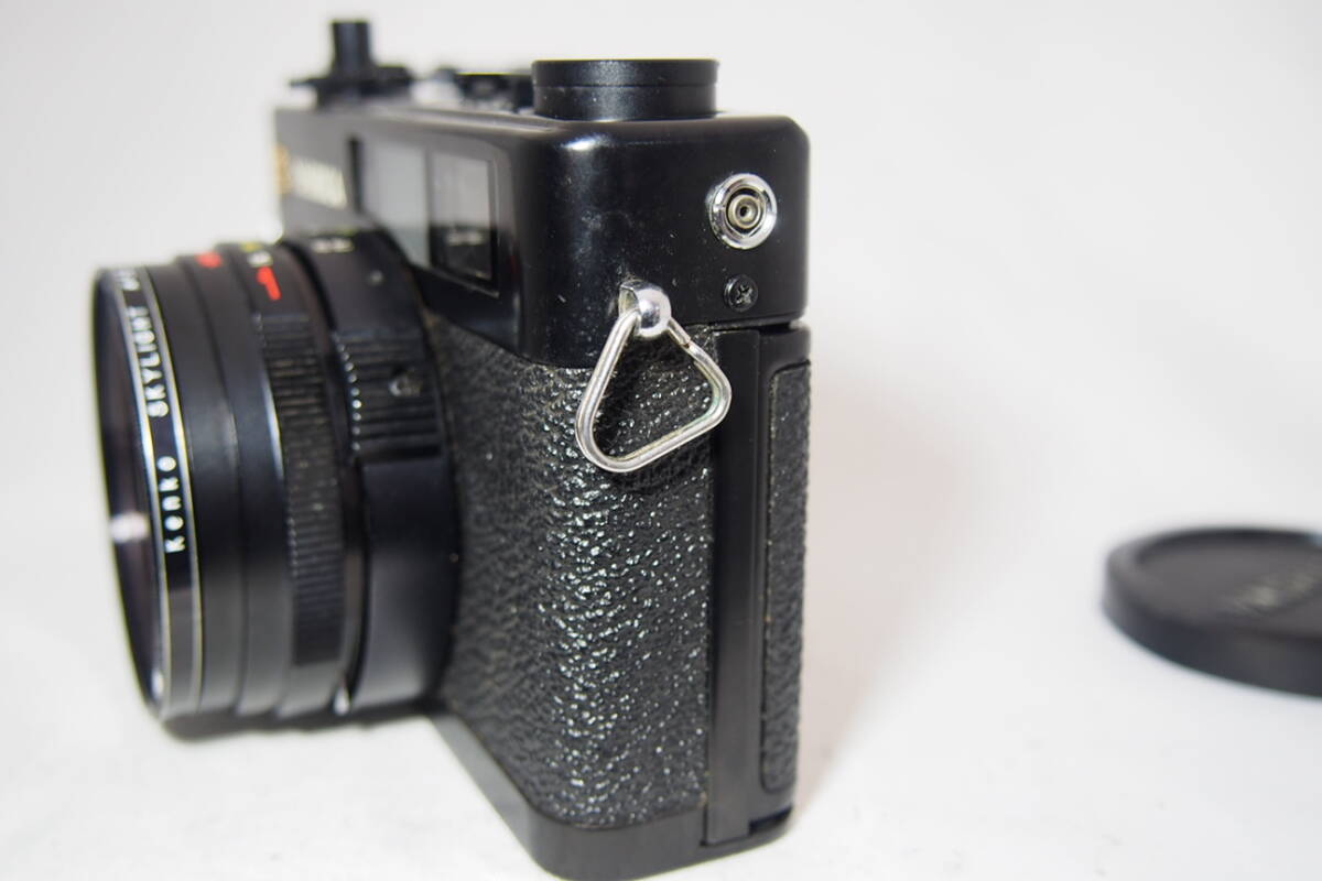 分解整備済】ヤシカ エレクトロ35CC黒 モルト張替済 4LR44電池・レンズ