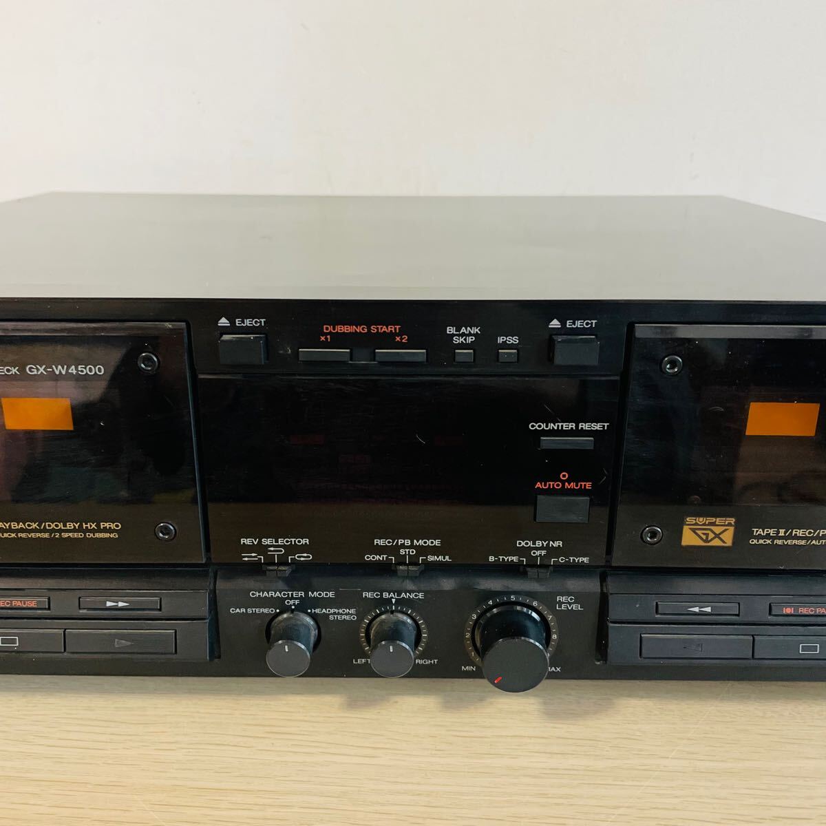 A&D アカイ 赤井電機 ステレオ ダブルカセットデッキ GX-W4500 取