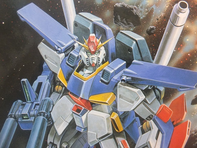 再販美品 バンダイ（旧赤マーク） 1/144 ZZガンダム ダブルゼータ 未