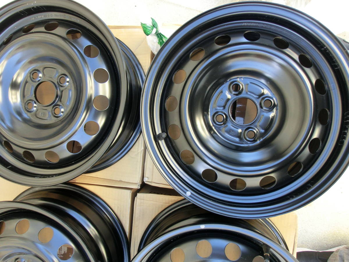 トヨタ MXPK10 MXPK11 アクア 純正 15インチ スチール ホイール センターキャップ４本セット　 PCD100 ヴィッツ など スタッドレス用に！_6