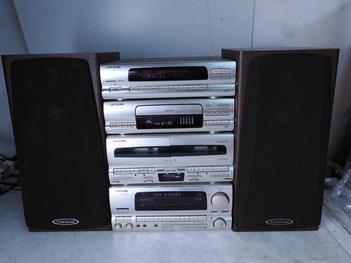 SANSUI AV-Z7 サンスイ T-Z7 CD-Z7 システムコンポ - ミニコンポ D D