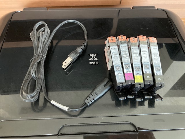 PIXUS MG7730（ブラック）+未開封 純正インクBCI-371XL GY/M/Y/BK/BK_5