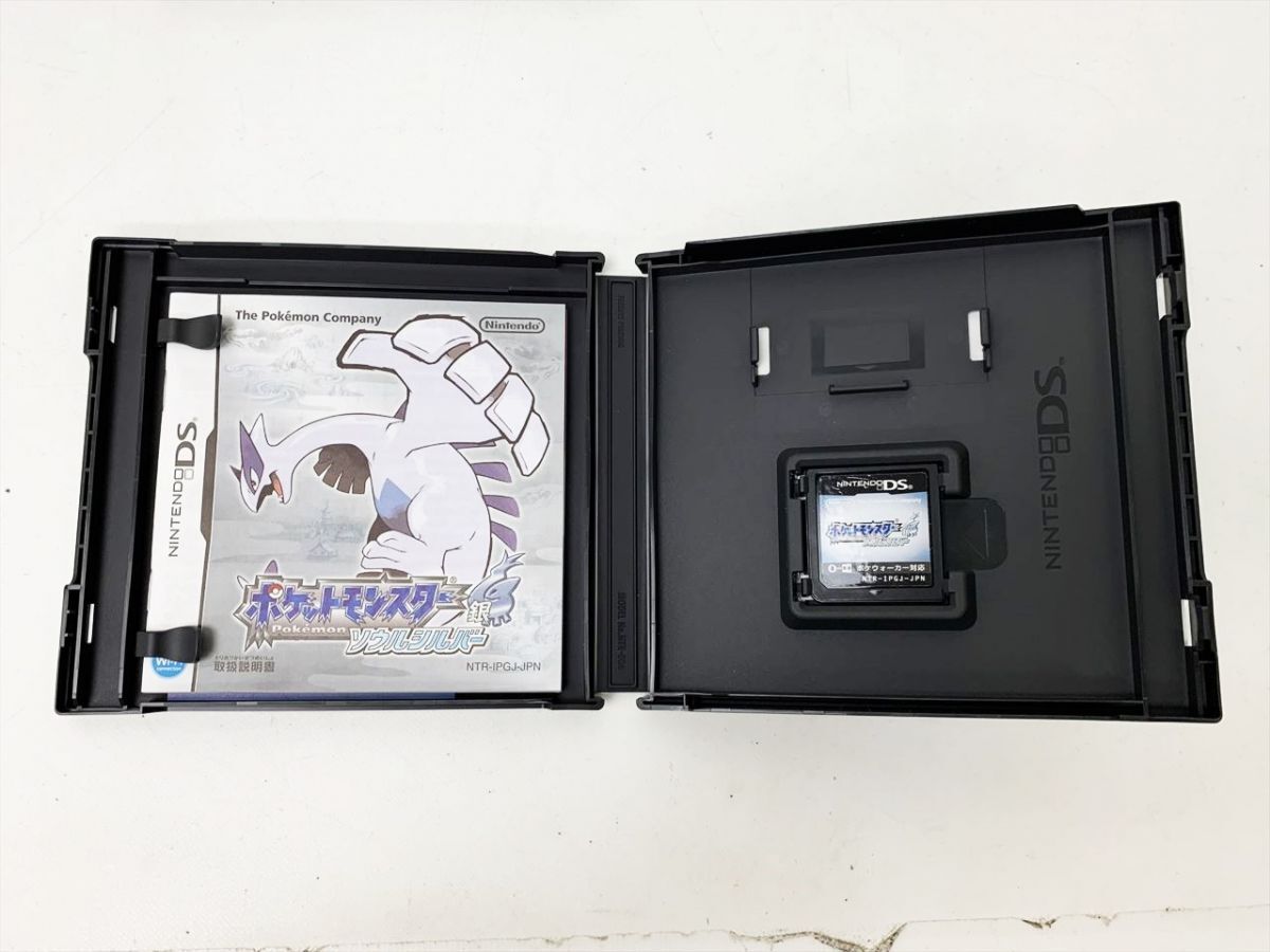 1円】DS ポケットモンスター ソウルシルバー ゲームソフト ポケモン 銀