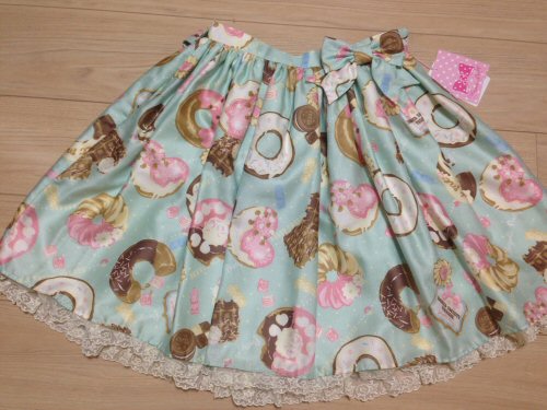 Angelic Pretty Baked Sweets Parade　ミント スカート タグ付