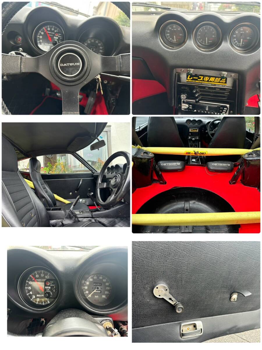 旧車・名車・本物！昭和47年・フェアレディZ！240ZG！L24刻印→L28-3.0！HS30！5速！WEBER！タコ足！改造多数！_6