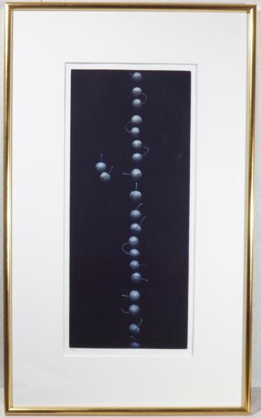山下清澄銅版画「立像〈見知らぬ女〉14」 ◎EA版 ◎サイン
