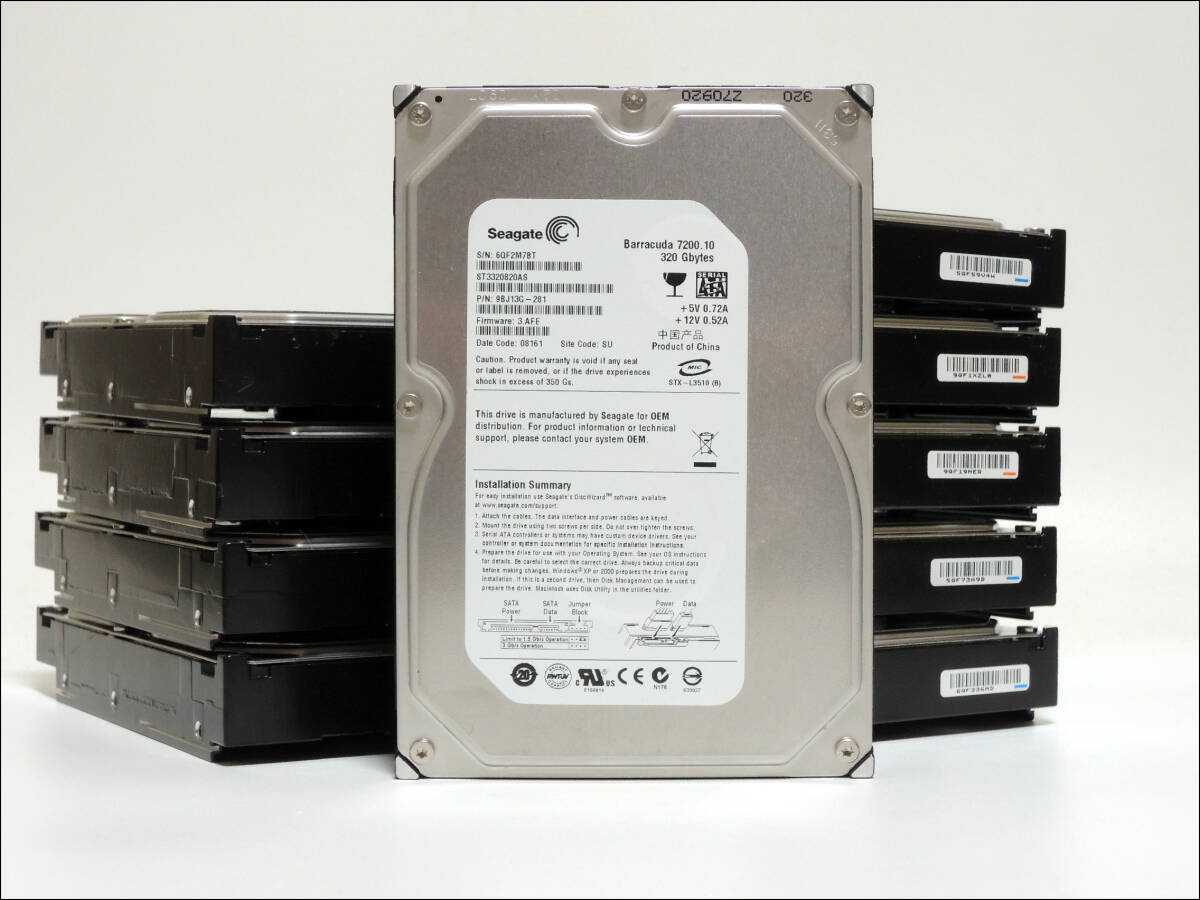 ST3320820AS Seagate 320GB - SATA300 | SEAGATE SATA 3.5インチ内蔵 