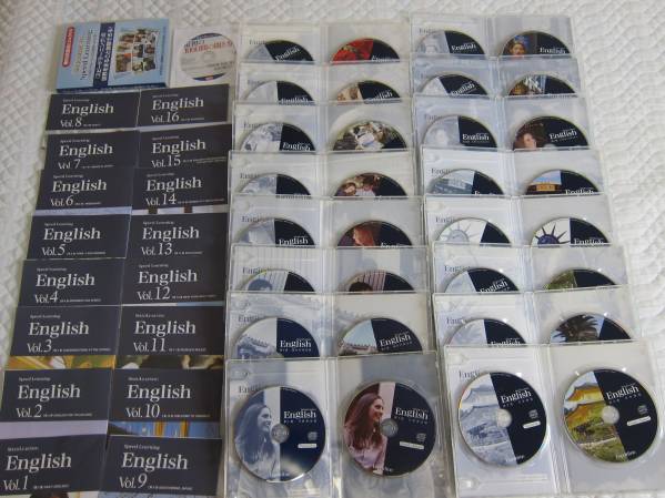 正規品スピードラーニング英語⇒日本語・・英語 16巻 全32枚 英会話