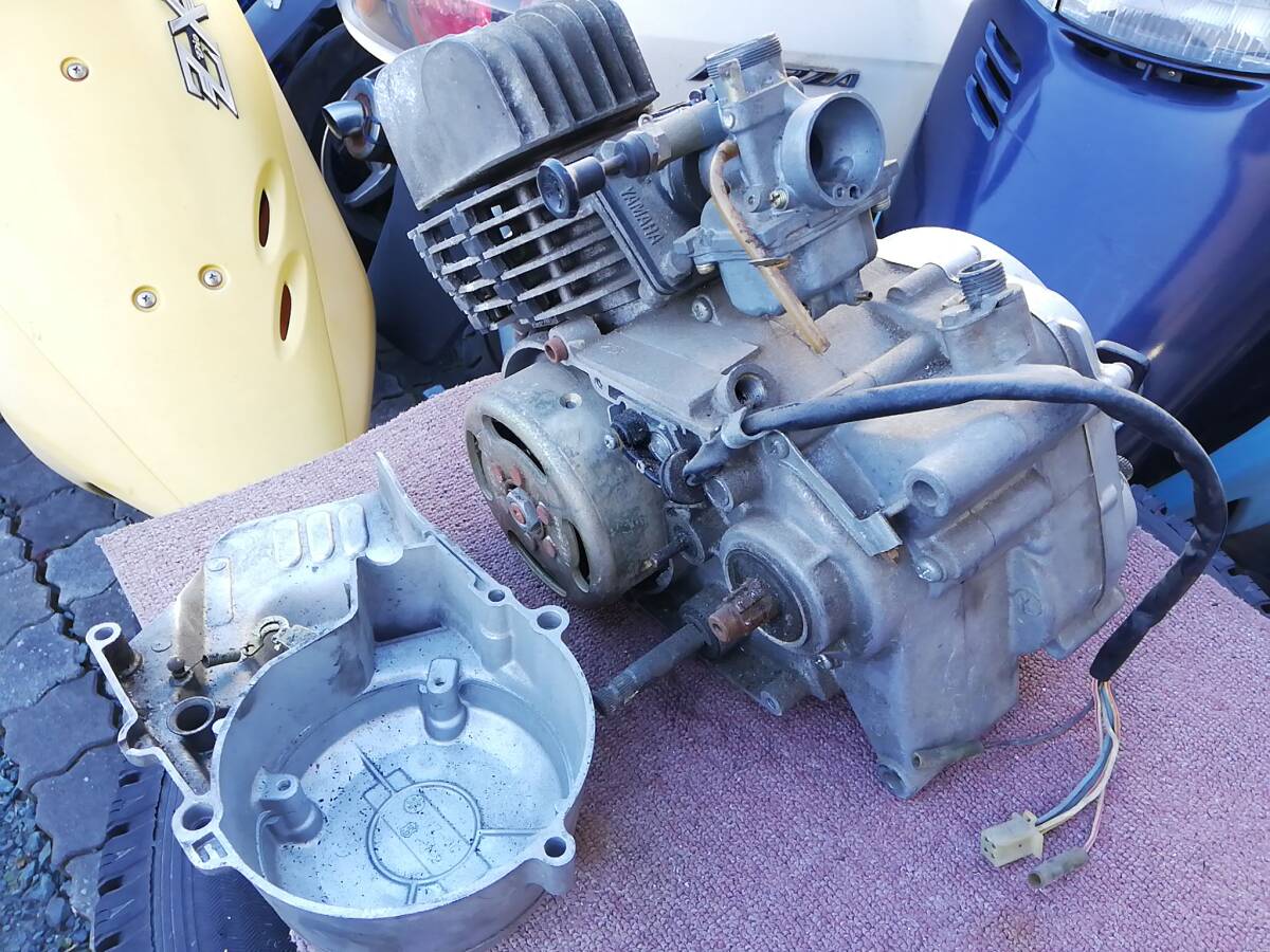 YAMAHA YSR80 2GX エンジン 　キャブレター付き YSR80 2GX エンジン キャブレター（ポッケGT80GT50フォーゲルYSR50