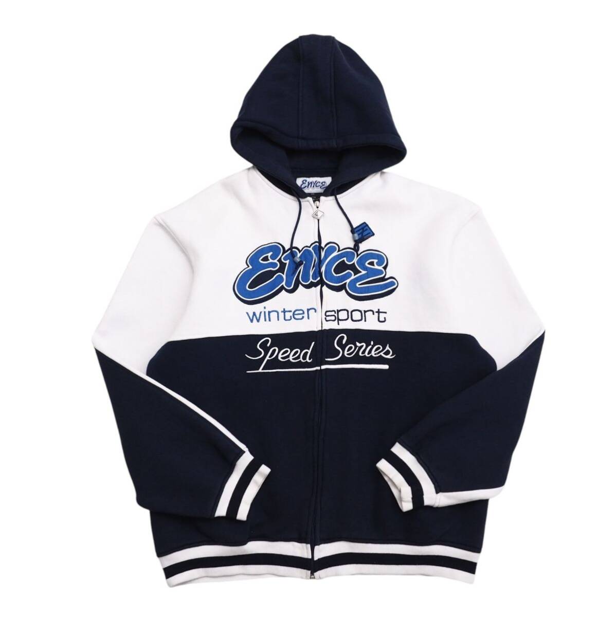 TI1010▽ENYCE エニーチェ メンズ2XL WINTERSPORTS ロゴ ジップアップ