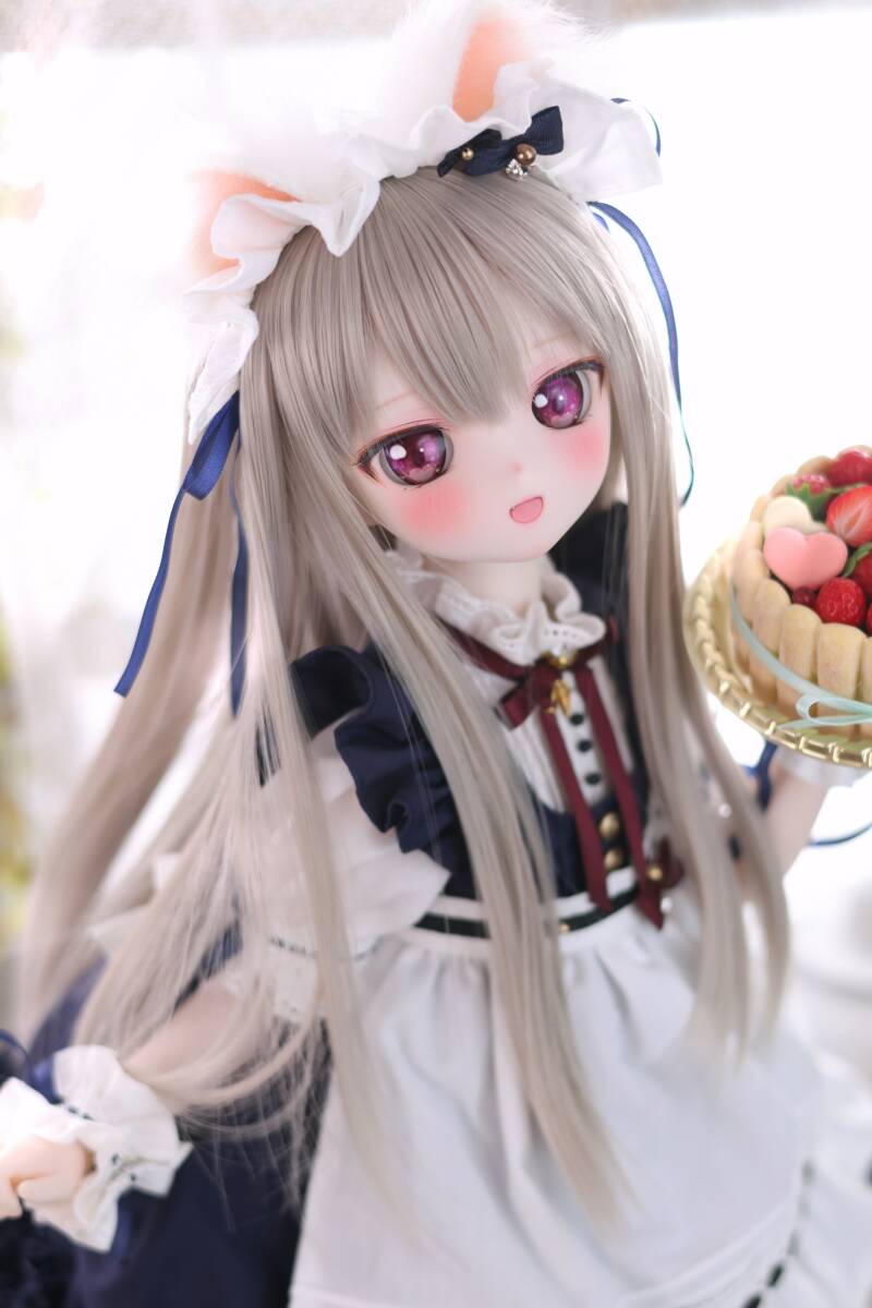 m.t DDH-28【SW肌】カスタムヘッド+レジンアイ3種類＋おまけ（ウィッグ