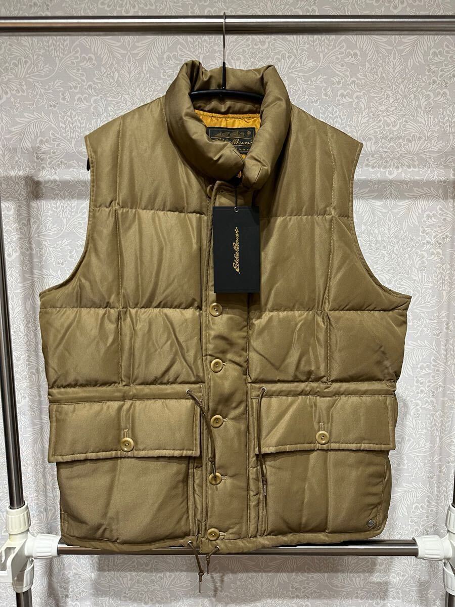 新品 M Eddie Bauer Kara Koram Vest エディーバウアー カラコラムパーカ ダウンベスト ジャケット Black Tag Collection ベージュ_1
