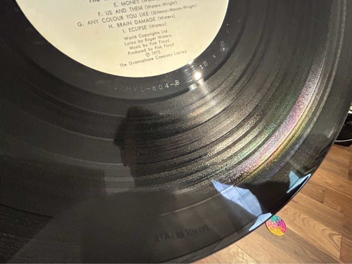 1円〜ピンクフロイド 狂気 見本盤 非売品 白ラベル 金帯 PINK FLOYD「THE DARK SIDE OF THE MOON」PROMO NOT FOR SALE GOLD BAND ROCK _10