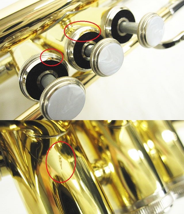 外観美品 ジャンク YAMAHA ヤマハ トランペット YTR4325G マウスピース 取扱説明書 クロス オイル ハードケース ★3011_9