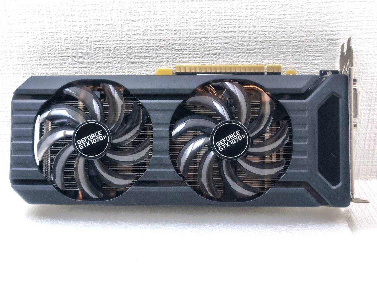 中古】ASUS GTX1070Ti グラボ TURBO-GTX1070TI-8G EK製バックプレート