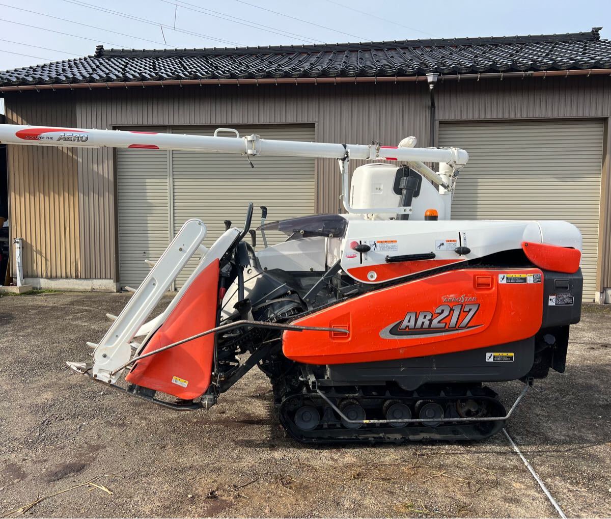 ★富山県★ クボタ KUBOTA コンバイン　AR217 2条刈り　ディーゼル　17馬力　自脱式　_1