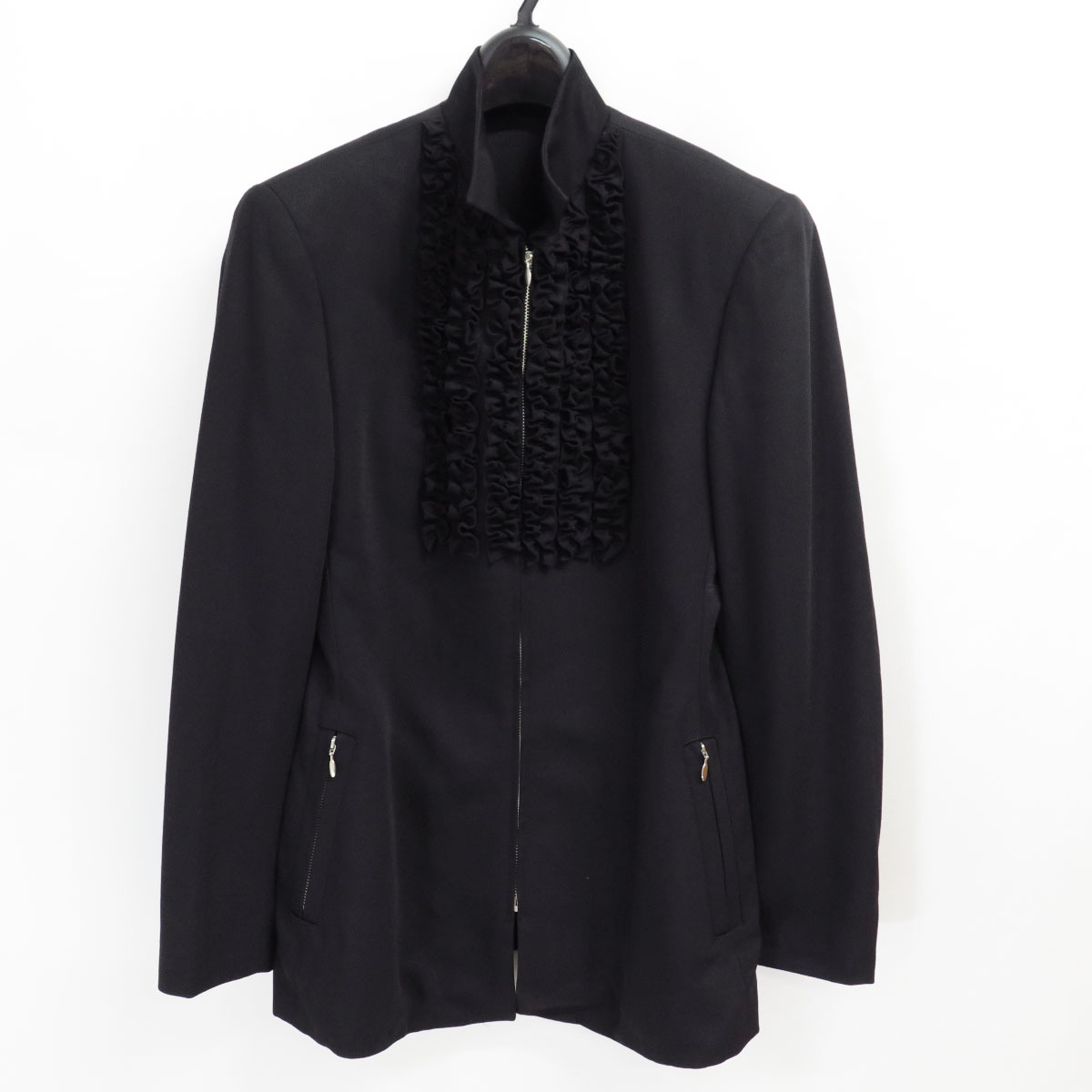 Japan Ruffle Jacket 90s Jean Paul GAULTIER RUFFLE BLOUSON JACKET VINTAGE ジャンポールゴルチェ ラッフル ...