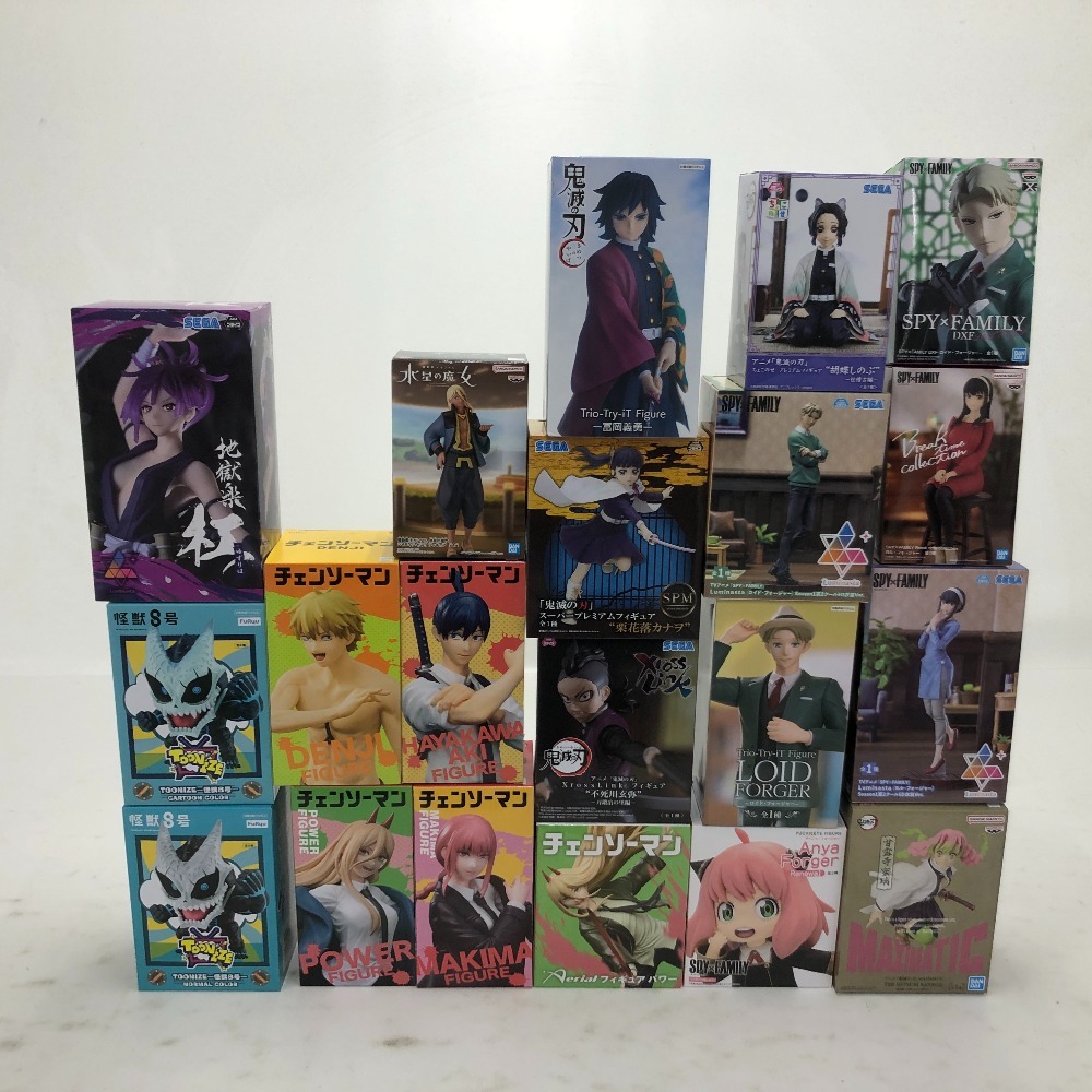 02w08063☆1円~ 少年漫画系 プライズフィギュア まとめ売り 20点セット