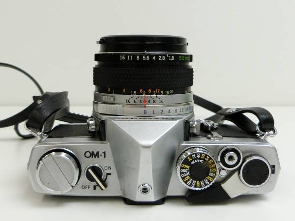 OLYMPUS OM-1 OM-SYSTEM F.ZUIKO 1:1.8 50mm 中古品 カメラ、光学機器