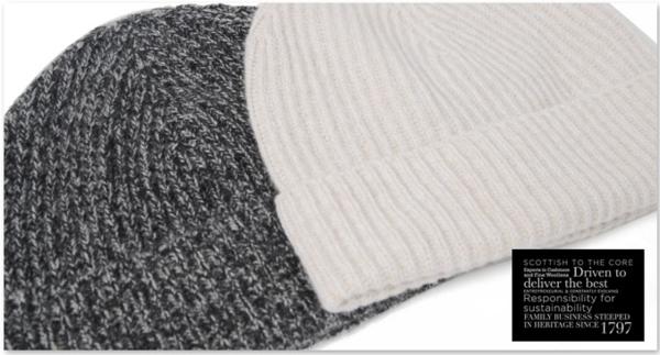 Johnstons ジョンストンズ カシミア ニット帽