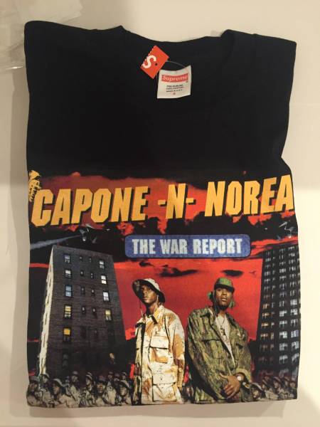 Supreme The War Report Tee Black黒 Sサイズ ステッカー3枚付き