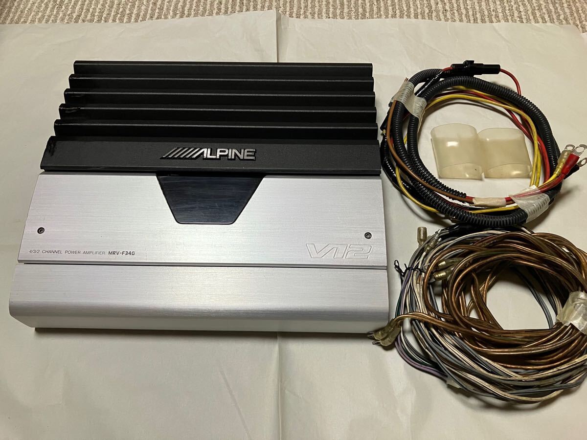 100%新品，人気SALE アルパイン ALPINE F340 4chアンプ スピーカー入力 電源ケーブル付き(アンプ)｜売買されたオークション情報、yahooの商品情報をアーカイブ公開 - オークファン アンプ