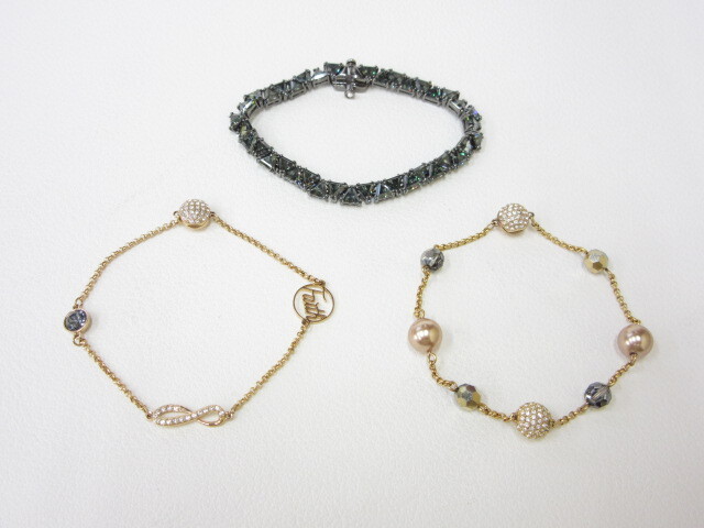 12D552SZ◎SWAROVSKI スワロフスキー ブレスレット ラインストーン