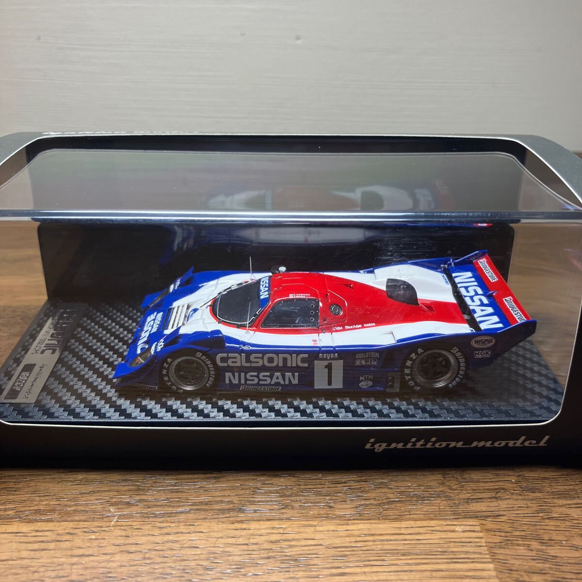 エブロ1/43 CALSONIC NISSAN R92CP #1 1992 エブロ1⁄43 CALSONIC