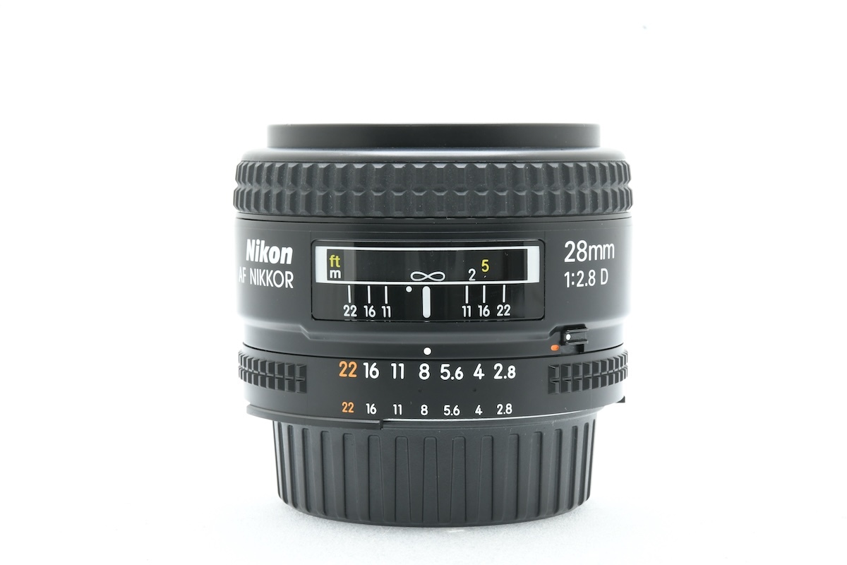 Nikon AF NIKKOR 28mm F2.8 D Fマウント ニコン 広角単焦点 AF一眼レフ 