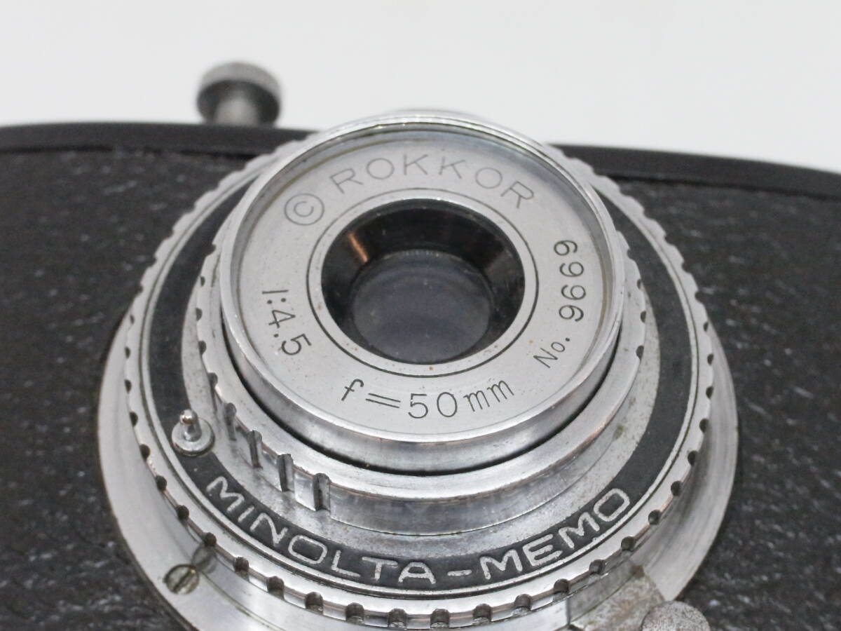 フィルムカメラ】MINOLTA-MEMO ミノルタ メモ ROKKOR 1:4.5 50mm