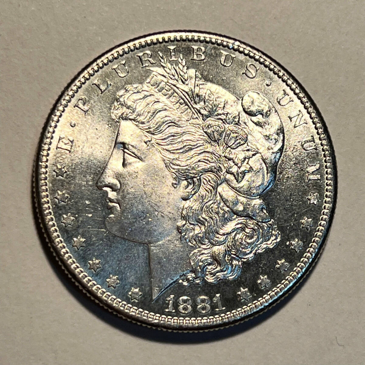 1881-S アメリカ合衆国 1ドル銀貨 モルガン ダラー US one Dollar Silver.900 アメリカ コインコレクション