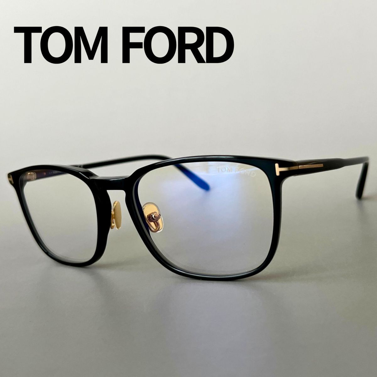 FORD トムフォード TOM メガネ アジアンフィット 黒 トム 001 ボストン 