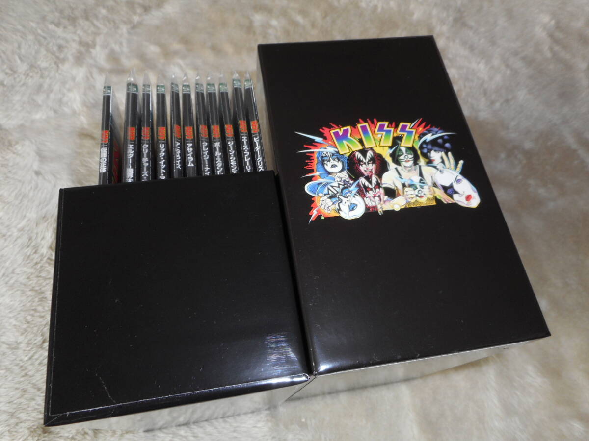 KISS 紙ジャケット 8枚セット、BOX付き ◇紙ジャケットKISS disk union特典BOX付 日本盤 SHM-CD11